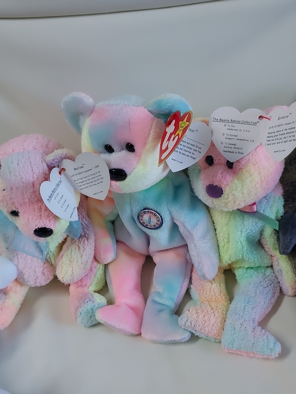 Lot Of 8 Ty Beanie Babies INCL 2 Mystic The Unicorn With Iridescent Horns - Picture 15 of 16